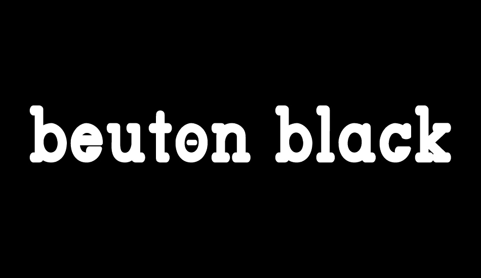 beuton black font big