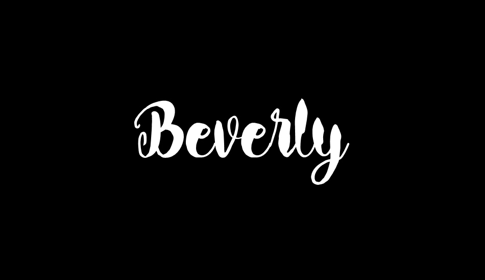 Beverly font big