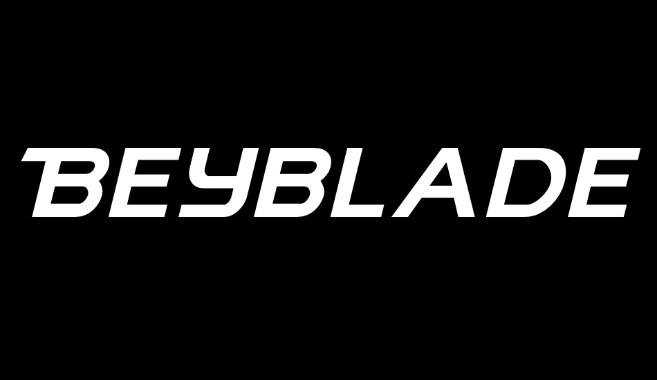 Beyblade Metal Fight Regular font big