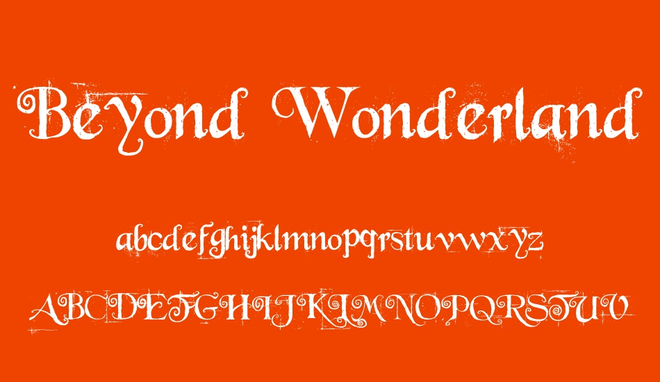 Beyond Wonderland font