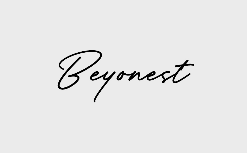 Beyonest font big