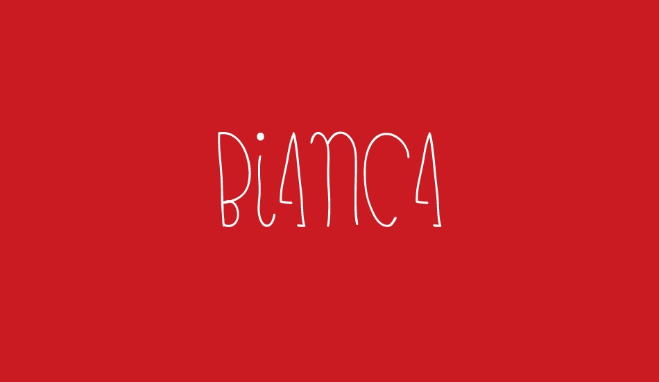 bianca font big