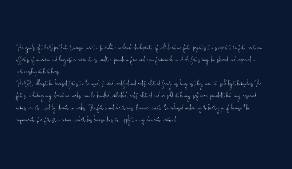 Bianka Script font 1