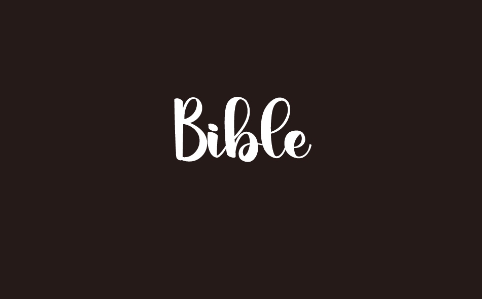 Bible font big