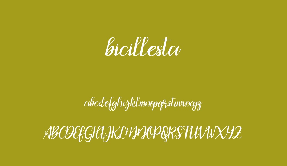 bicillesta font