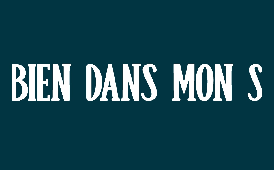 Bien Dans Mon Slip font big