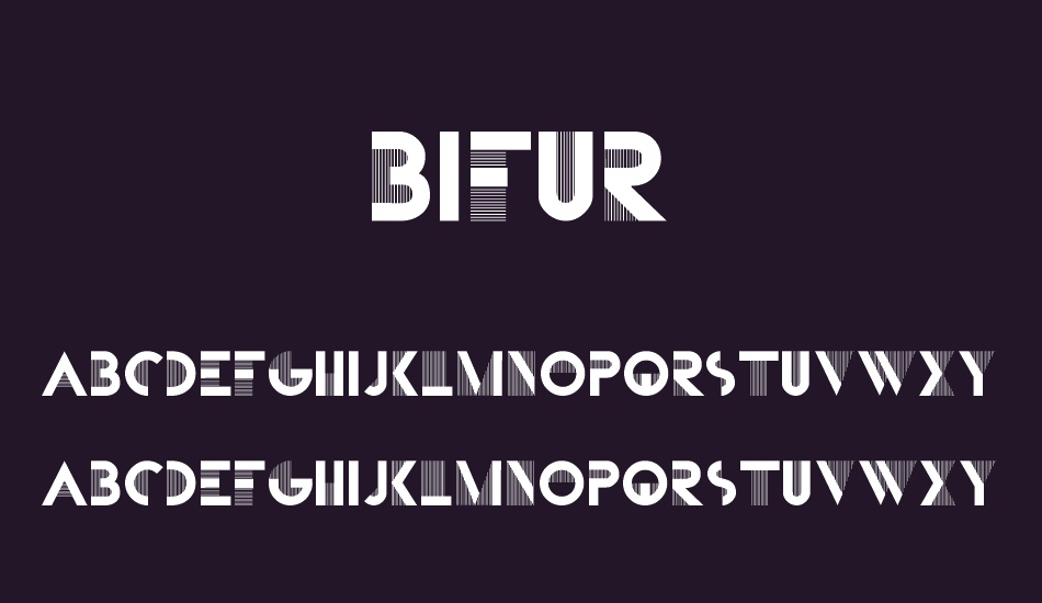 Bifur font