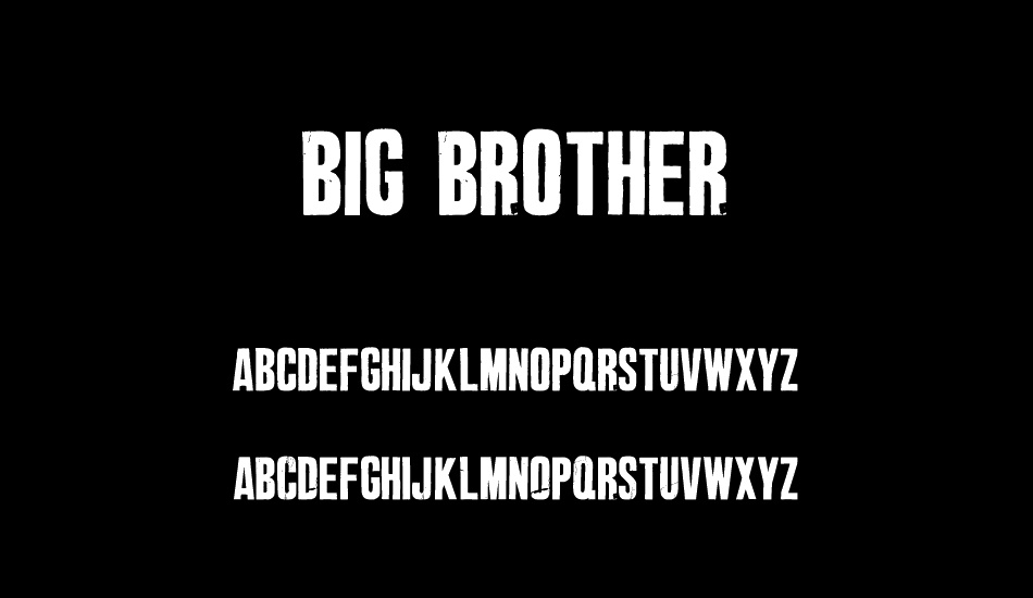 Big Brother font