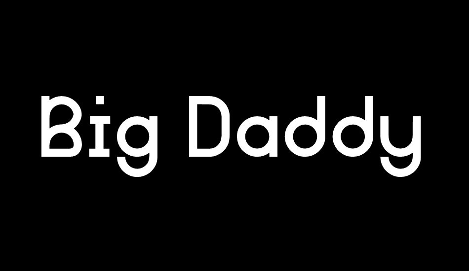 Big Daddy St font big