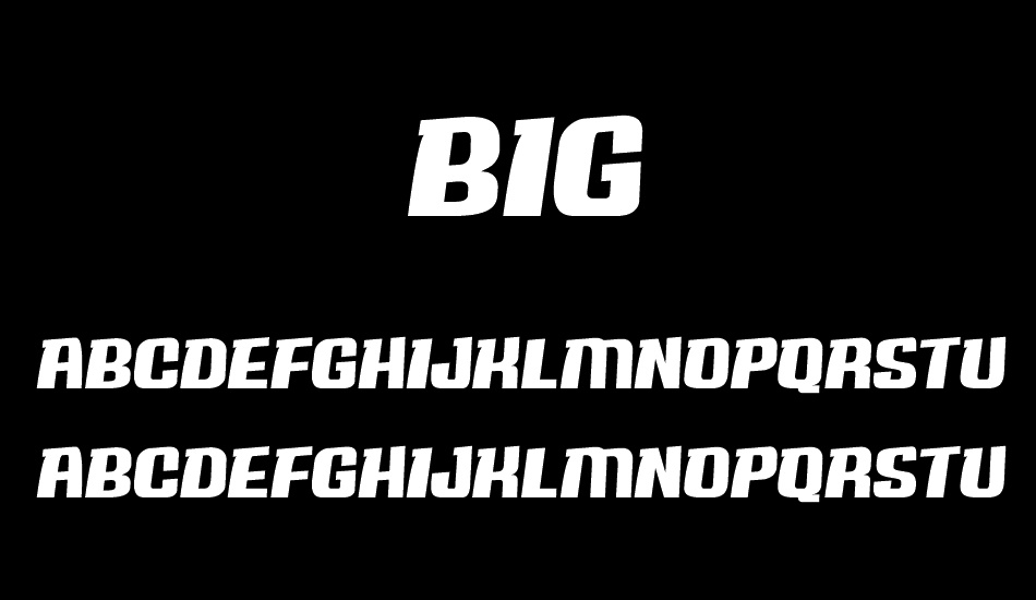 Big font