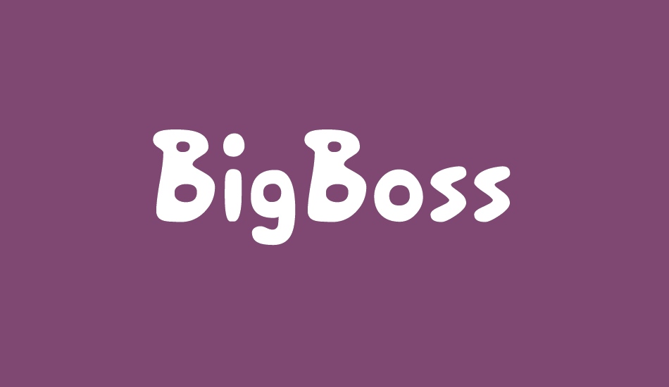 BigBoss font big