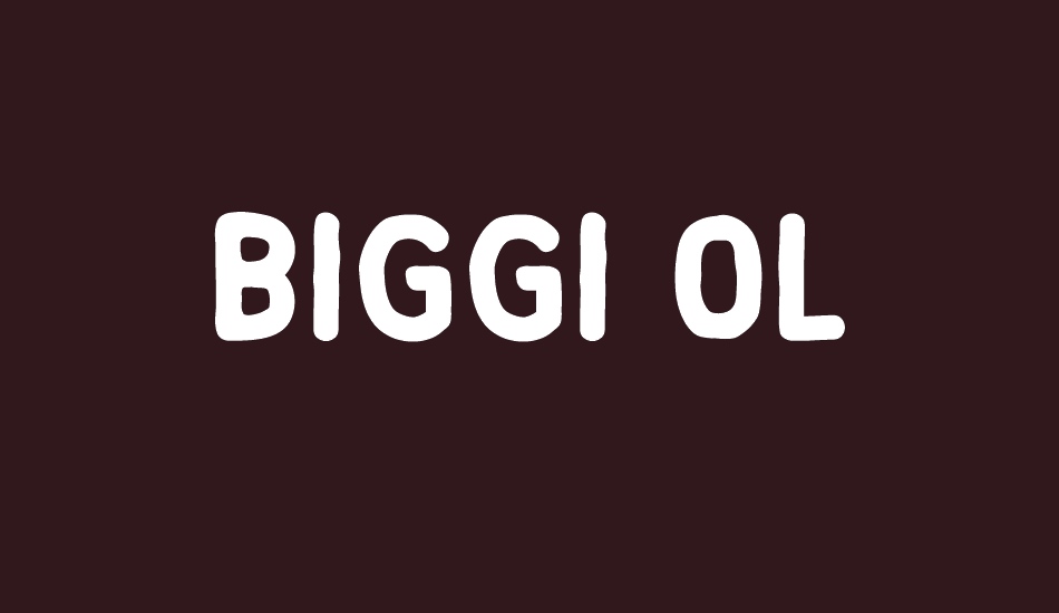 biggi-ol font big