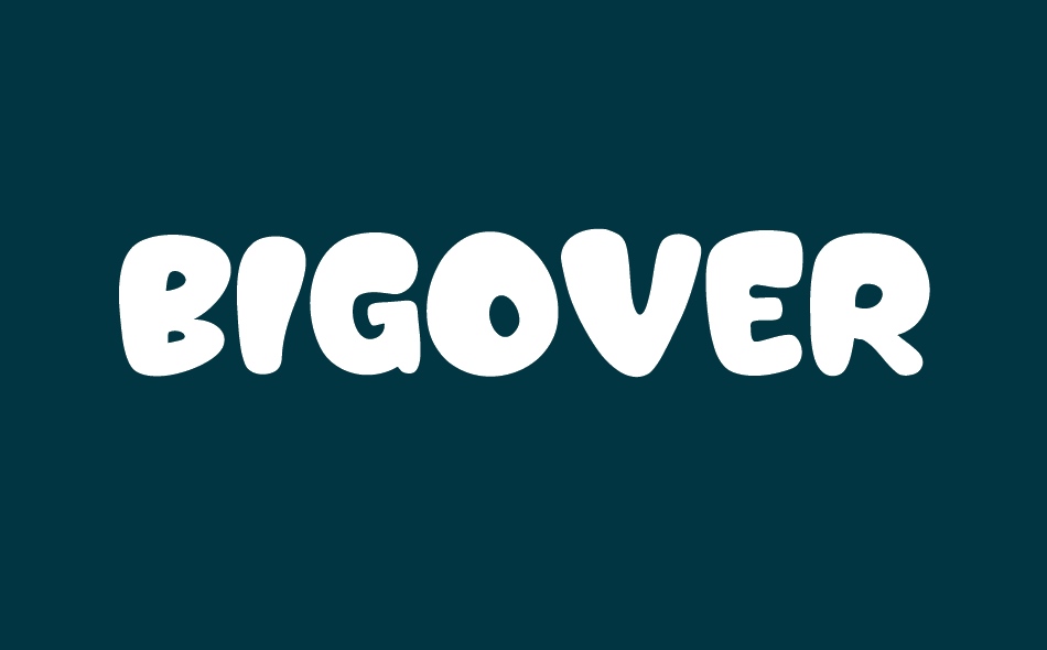 Big Over font big