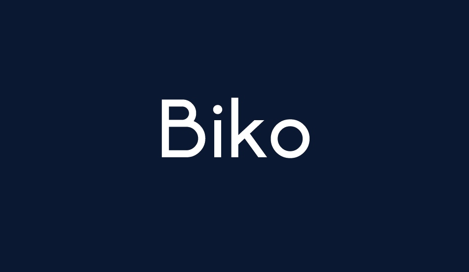 Biko font big