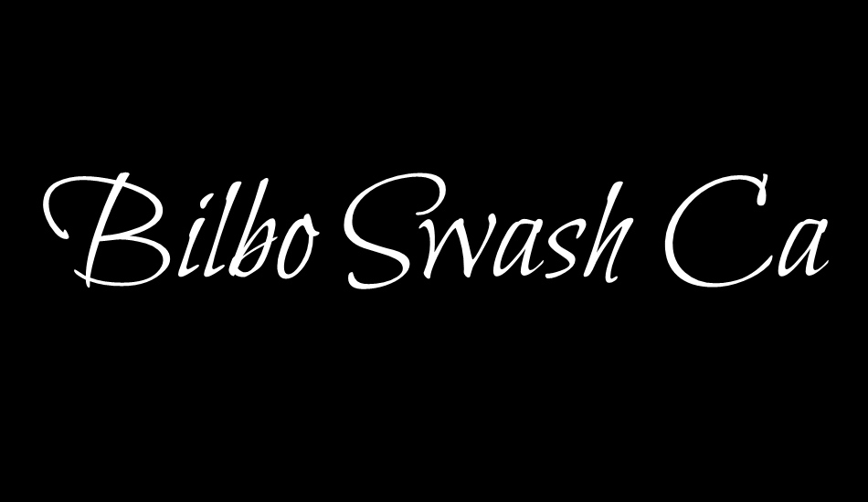 Bilbo Swash Caps font big