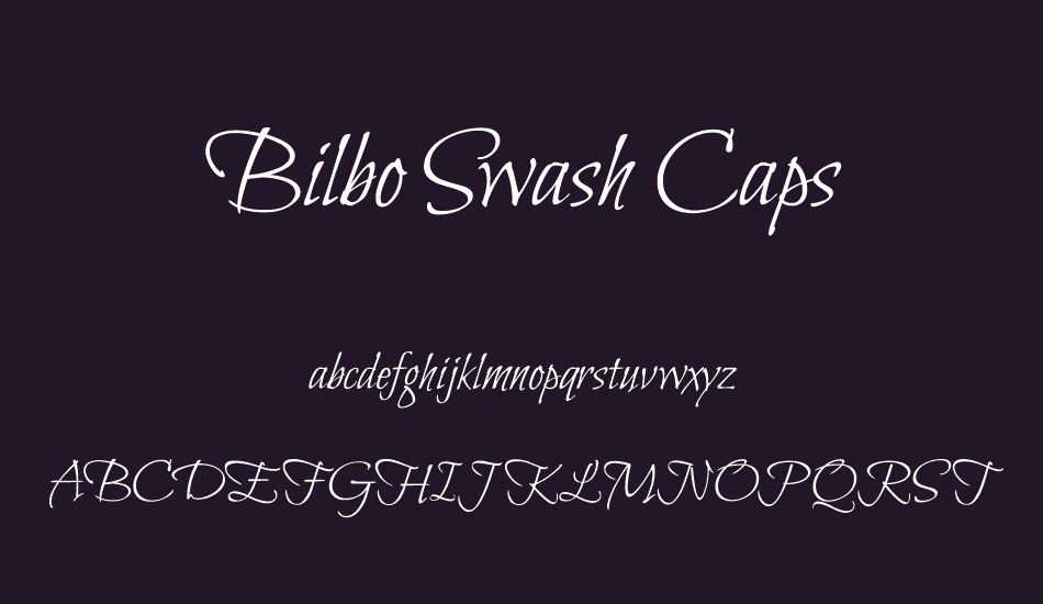 Bilbo free font