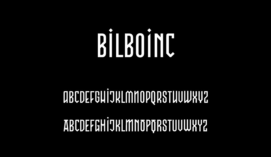 BilboINC font