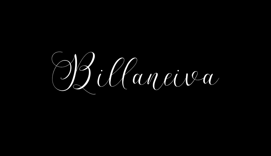 Billaneiva font big