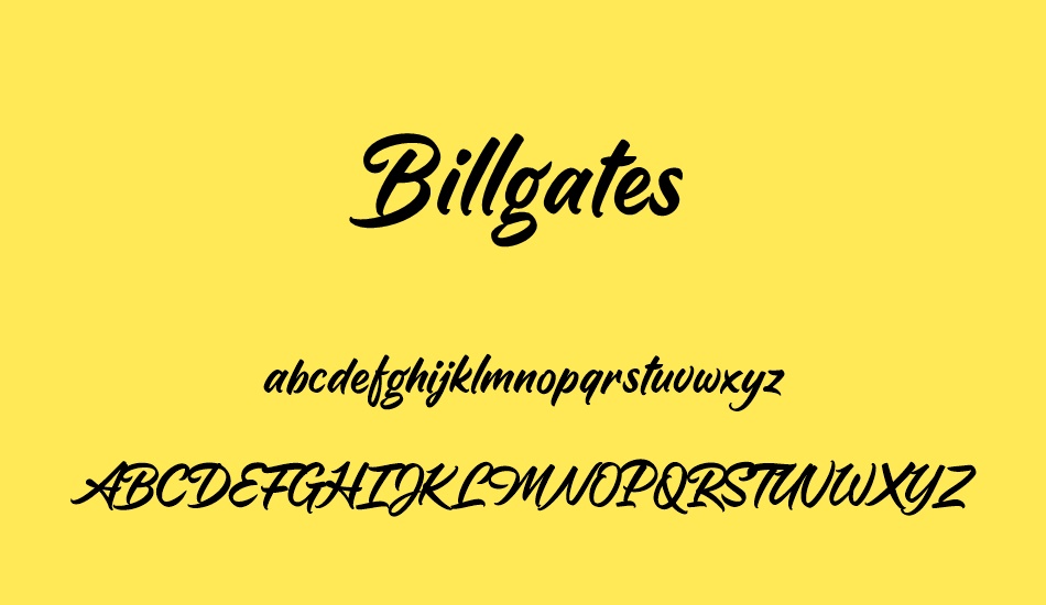 billgates font