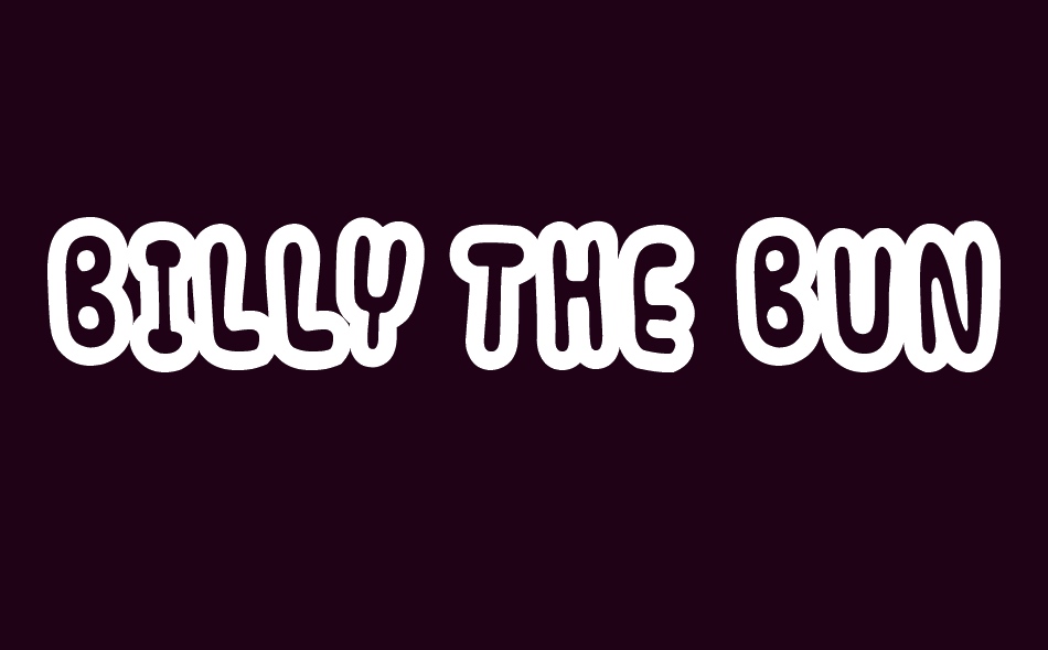 Billy The Bunny font big