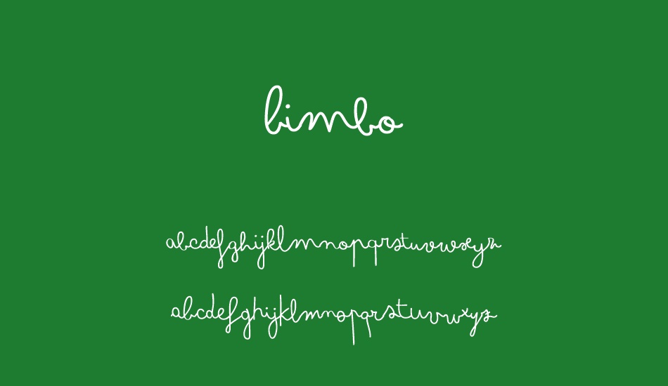 bimbo font