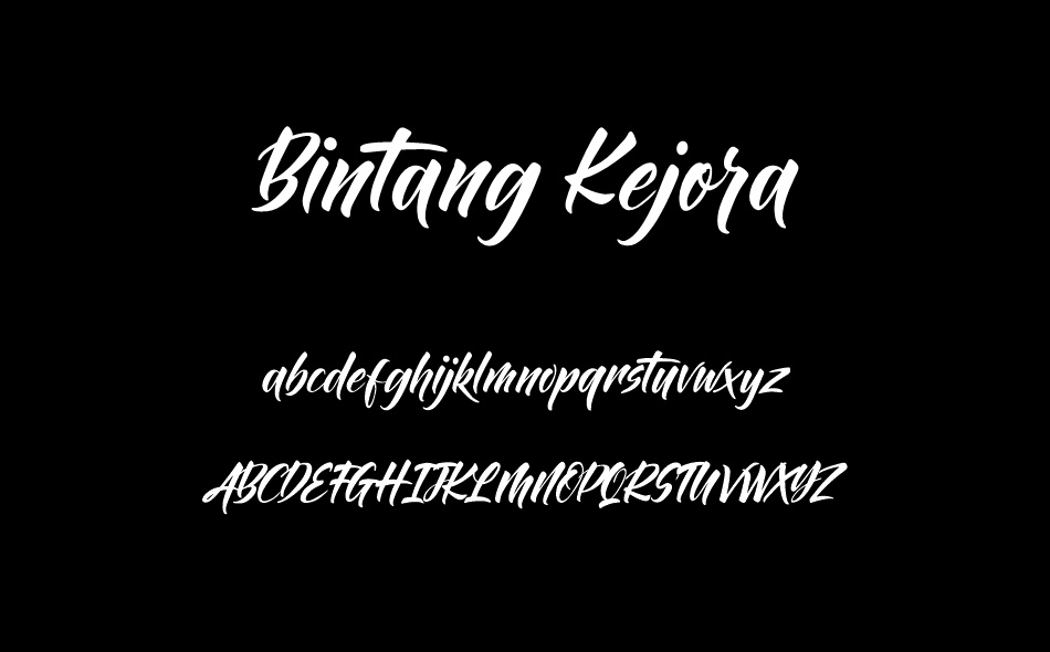 Bintang Kejora font