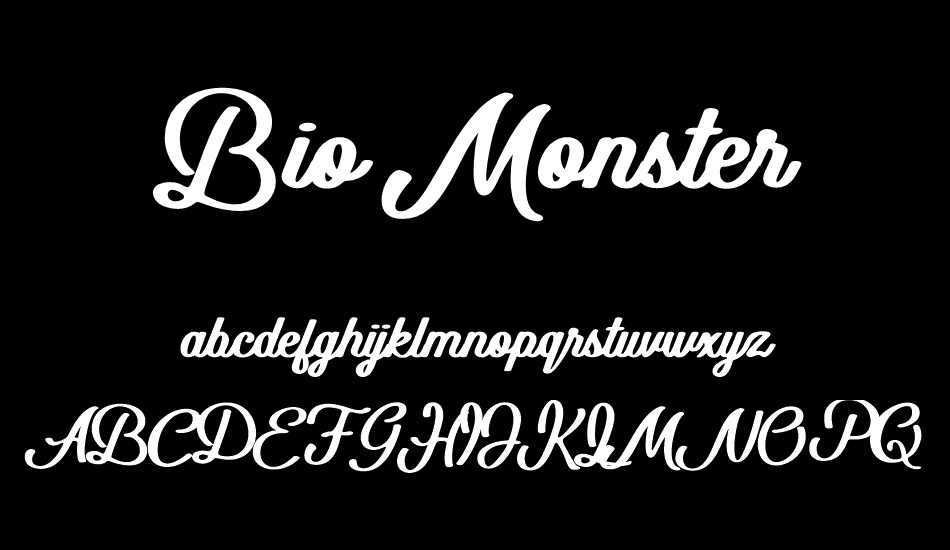 Bio Monster font