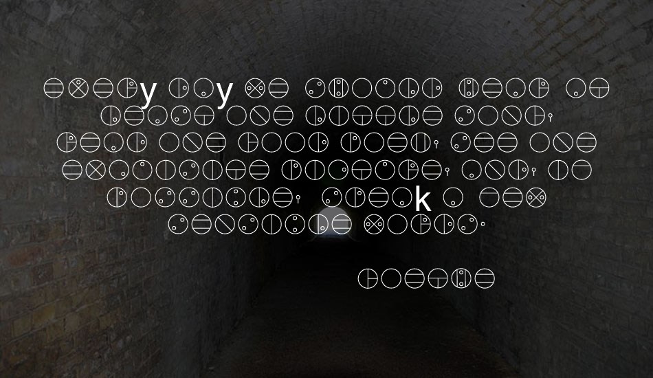 Bionicle font text