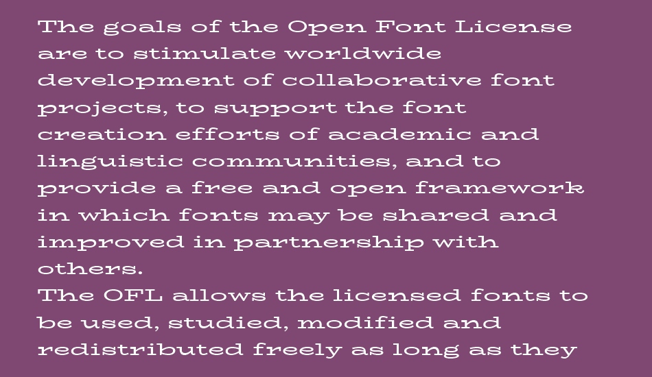 BioRhyme Expanded font 1