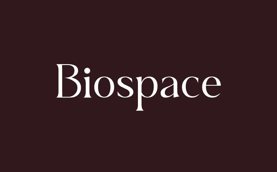 Biospace font big