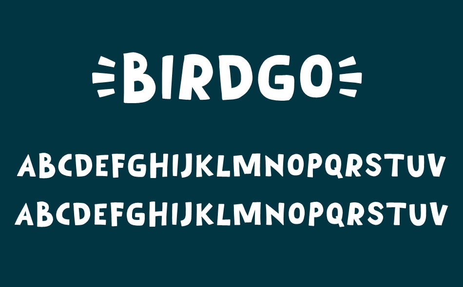 Birdgo font