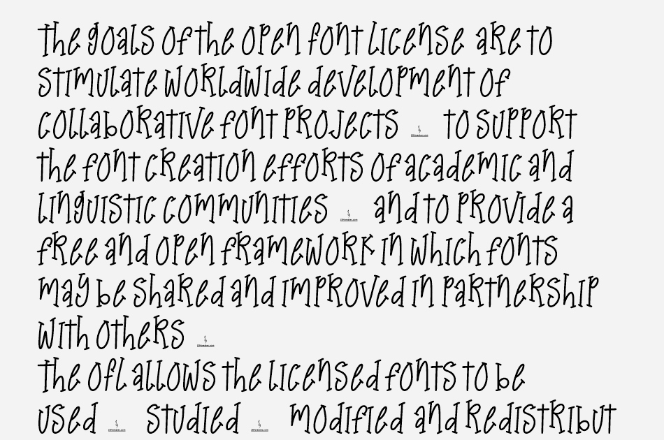 Birthday Song font 1