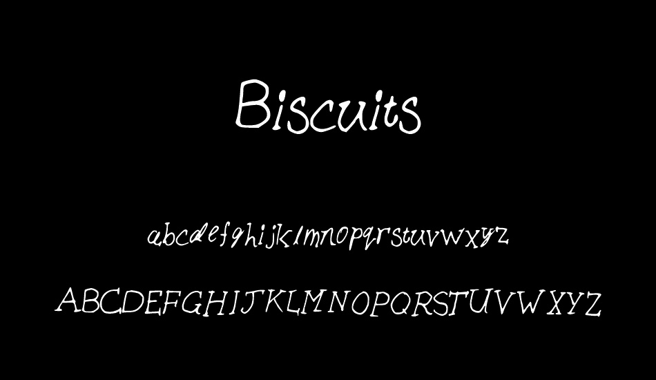 Biscuits font