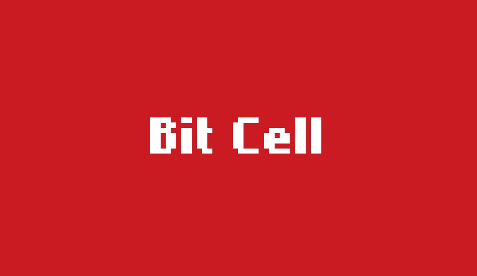 Bit Cell font big