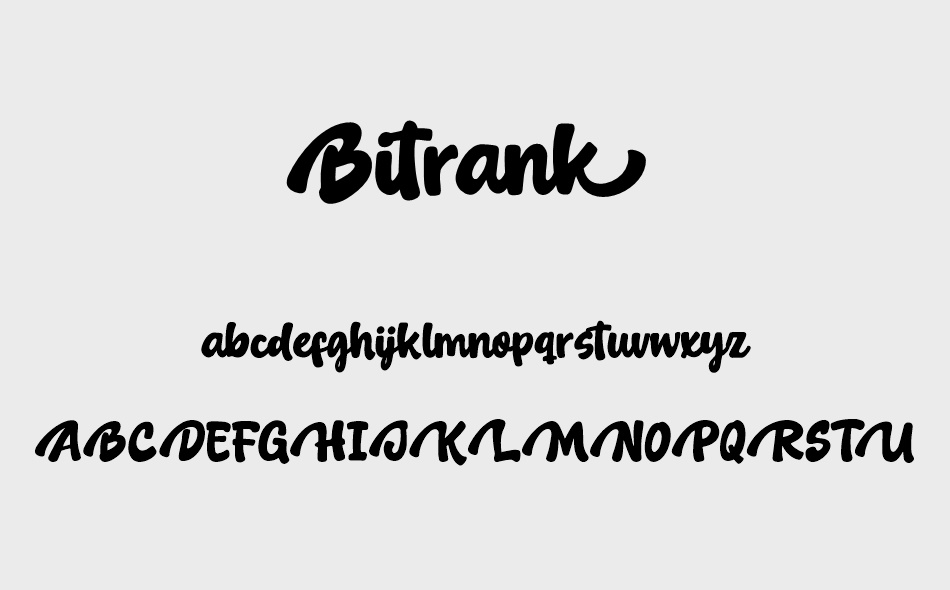 Bitrank font