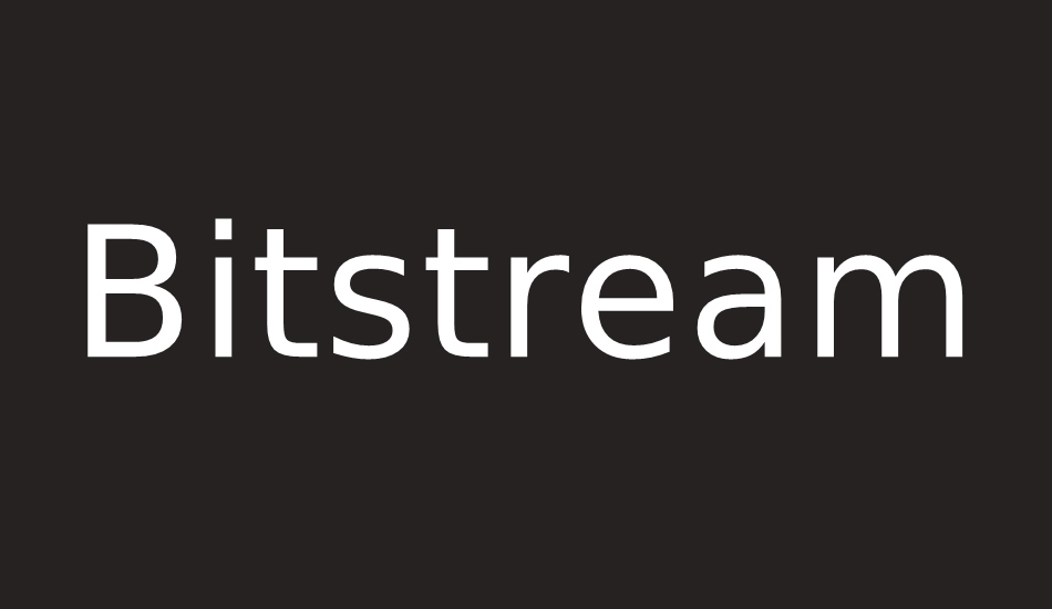 Bitstream Vera Sans font big