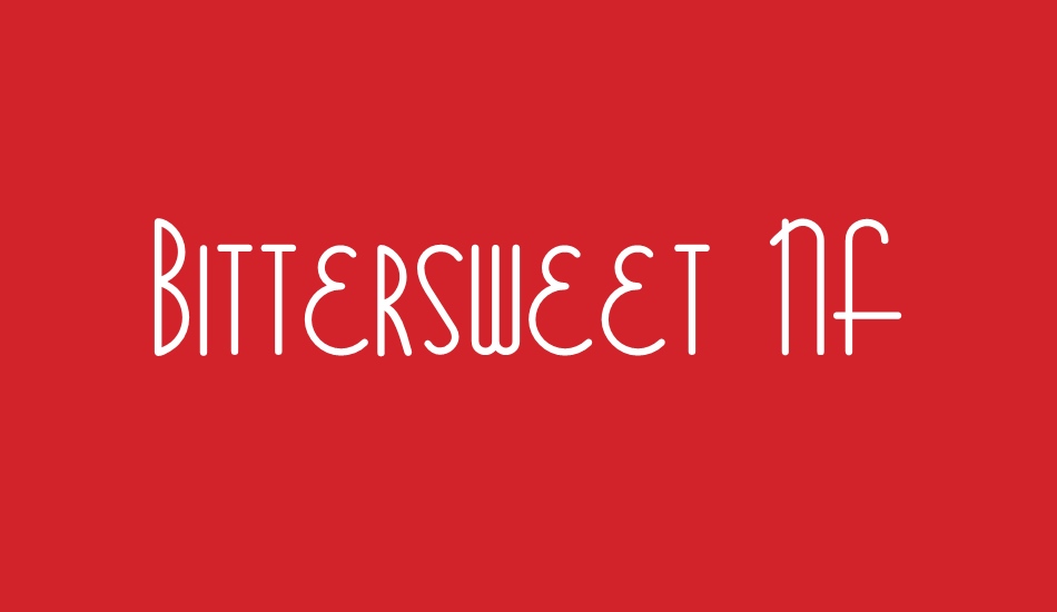 Bittersweet NF font big