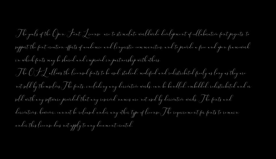 Bitthai Script font 1