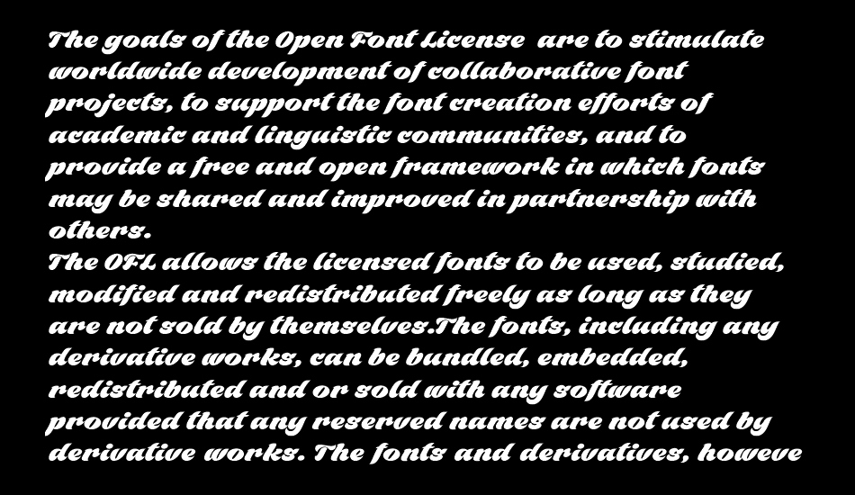 Black Fox Personal Use Only font 1