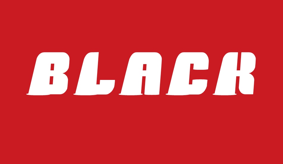 black mamba font big