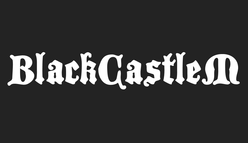 BlackCastleMF font big