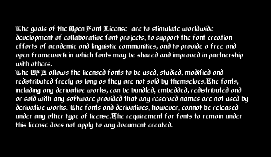BlackForest font 1