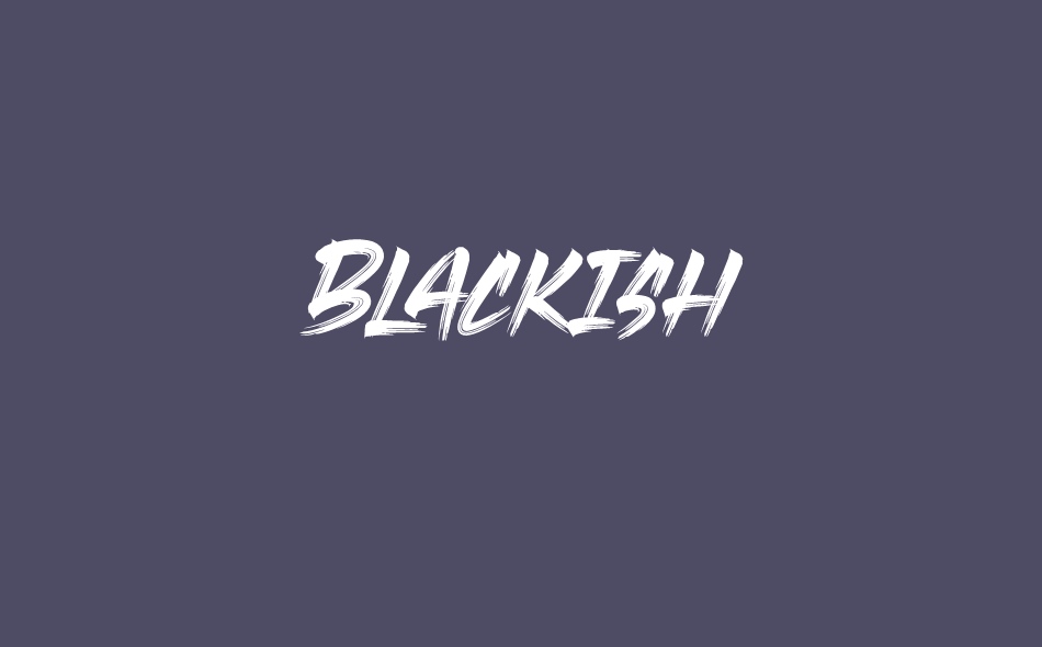 Blackish font big