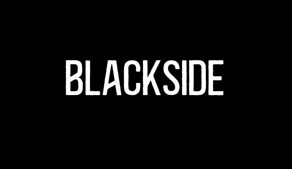 Blackside font big
