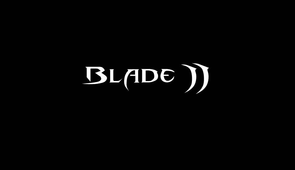 Blade 2 font big