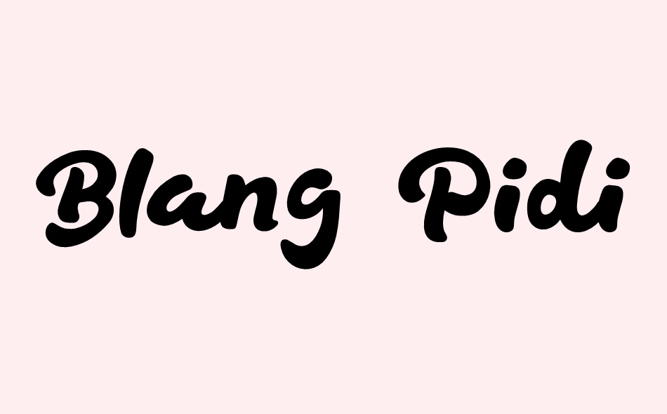 Blang Pidie font big