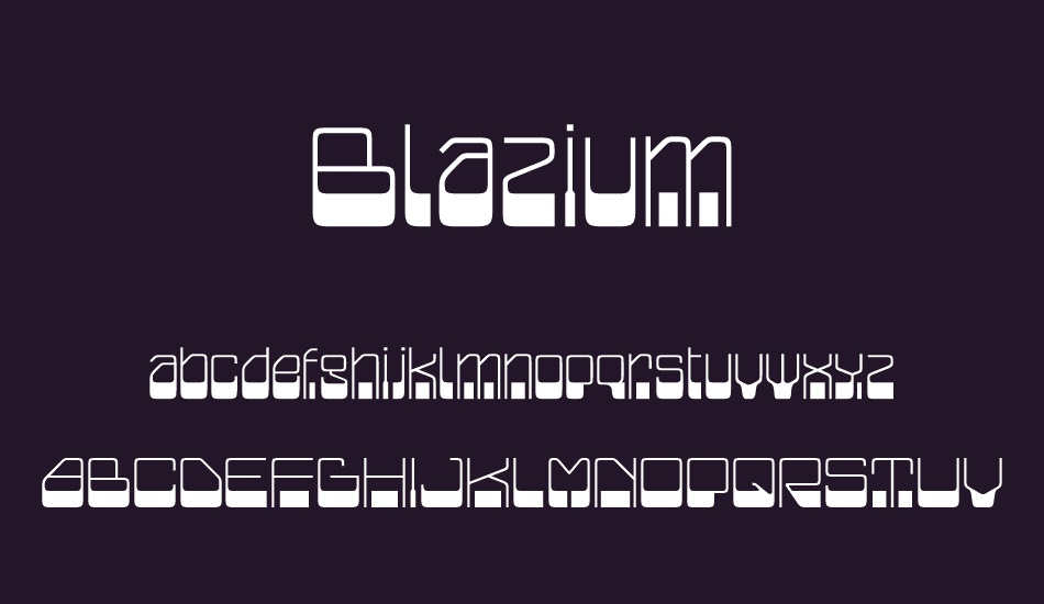 Blazium font