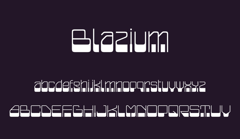 Blazium font