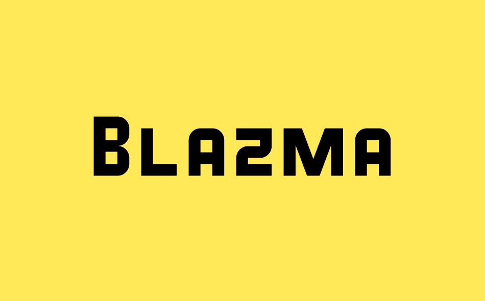 Blazma font big