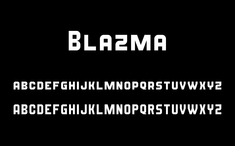 Blazma font